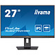 iiyama 27" LED - ProLite XUB2792HSC-B5 1920 x 1080 pixels - 4 ms (grey to grey) - 16/9 - IPS panel - 75 Hz - HDMI/DisplayPort/USB-C - USB 3.0 Hub - Pivot - Black