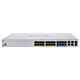Cisco CBS350-24NGP-4X Conmutador web gestionable de Capa 3 16 puertos PoE+ 10/100/1000 Mbps + 8 puertos PoE++ 5 GbE + 2 puertos combo 10GbE/SFP+ 10 Gbps + 2 ranuras SFP+ 10 Gbps