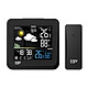 CGV MyMeteo-1NC Thermomètre / hygromètre avec écran LCD tactile couleur 5.5", horloge, alarme sonore
