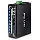 TRENDnet TI-G102 Switch industriel renforcé 8 ports Ethernet 10/100/1000 Mbps + 2 ports combo Ethernet Gigabit/SFP 1 Gbps