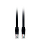Opiniones sobre Textorm RJ45 Cable UTP CAT 5E - macho/macho - 0,5 m - Negro (x 5)