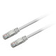 Textorm Câble RJ45 CAT 6 UTP - mâle/mâle - 0.5 m - Blanc Câble RJ45 catégorie 6 UTP brins cuivre AWG 24/7 - TX6UTP0.5BRV