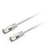 Textorm RJ45 CAT 6 FTP cable - male/male - 3 m - White RJ45 category 6 FTP cable with AWG 26/7 copper strands, shielded jacket - TX6FTP3B