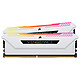 Corsair Vengeance RGB PRO SL Series - Kit d'éclairage - Blanc Kit de 2 barrettes d'éclairage format RAM DDR4