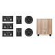 Triangle Pack SECRET LCR7 5.1.2 with TALES 340 Light Oak 5.1.2 in-wall kit with subwoofer - Easy Mounting