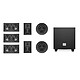 Triangle Pack SECRET LCR7 5.1.2 with TALES 340 Black 5.1.2 in-wall kit with subwoofer - Easy Mounting