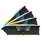 Corsair Vengeance RGB DDR5 192 Go (4 x 48 Go) 5200 MHz CL38 - Noir Kit Quad Channel 4 barrettes de RAM RGB DDR5 PC5-41600 - CMH192GX5M4B5200C38