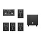 Triangle Pack SECRET IWT7/8 + LCR7 5.1 with TALES 340 Black In-wall kit with 5.1 subwoofer - Easy Mounting