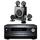 Integra DRX 5.4 Noir + Focal Dôme Flax Pack 5.1 Noir Ampli-tuner Home Cinema 9.2 - 120W/canal - THX/Dolby Atmos/DTS:X - Tuner FM - HDMI 2.1 - Dolby Vision/HDR10+ - Wi-Fi/Bluetooth/AirPlay 2 - Multiroom + Pack d'enceintes 5.1