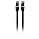 Buy Textorm RJ45 Flat Cable CAT 8.1 U/FTP - male/male - 0.5 m - Black