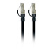 Avis Textorm Câble RJ45 CAT 6 SSTP - mâle/mâle - 10 m - Noir