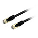 Textorm RJ45 CAT 8.1 F/FTP cable - male/male - 2 m - Black RJ45 cable category 8.1 F/FTP copper strands AWG 26/7 shielded + shield per pair - TX8.1FFTP2N