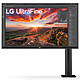LG 27" LED - 27UN880P-B 3840 x 2160 pixel - 5 ms (da grigio a grigio) - 16/9 - Pannello IPS - HDR10 - FreeSync - HDMI/DisplayPort/USB-C - Pivot - Altoparlanti - Supporto + braccio articolato - Nero