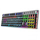 Spirit of Gamer Xpert-K1500 Wireless gamer keyboard - Red Low Profile mechanical switches - Bluetooth/USB - RGB backlight - AZERTY, French