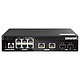 QNAP QSW-M2106PR-2S2T Switch web manageable 6 ports PoE++ 2.5 GbE + 2 ports PoE++ 10 GbE+ 2 logements SFP+ 10 Gbps 