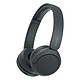 Sony WH-CH520 Black Wireless on-ear headphones - Bluetooth 5.2 - 50h battery life - Controls/Microphone - USB-C