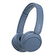 Sony WH-CH520 Blue Wireless on-ear headphones - Bluetooth 5.2 - 50h battery life - Controls/Microphone - USB-C