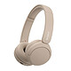 Sony WH-CH520 Beige Wireless on-ear headphones - Bluetooth 5.2 - 50h battery life - Controls/Microphone - USB-C