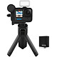 GoPro HERO11 Black Creator Edition Caméra sportive étanche 5.3K - Photo 27.13 MP HDR - HyperSmooth 5.0 - Ralenti 8x - Double Ecran - Contrôle vocal - Wi-Fi/Bluetooth - Fixation intégrée - Poignée Volta - Module d'éclairage - Module médias - Batterie Enduro