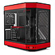 Hyte Y60 (Rosso) Custodia a torre media con pareti in vetro temperato