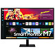 Samsung 43" LED - Smart Monitor M7 S43BM700UP Ecran PC 4K - 3840 x 2160 pixels - 4 ms (gris à gris) - 16/9 - Dalle VA - HDR10 - Wi-Fi/Bluetooth/AirPlay - Tizen OS - HDMI/USB-C - Hub USB - Télécommande - Noir