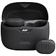 JBL Tune Buds Negro Auriculares de botón True Wireless IP54 - Bluetooth 5.3 - Reducción de ruido - Controles/Micrófono - Batería de 12 + 36 h de duración - Estuche de carga/transporte