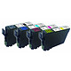 Pack de 4 cartuchos E-503XL BK/C/M/Y Pack de 4 cartuchos de tinta negra/cian/magenta/amarilla compatibles Epson 503XL