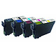 Pack de 4 Cartouches E-604XL BK/C/M/Y Pack de 4 cartouches d'encre noire/cyan/magenta/jaune compatible Epson 604XL