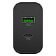 Avis Goobay Chargeur rapide double USB PD/QC 45W (noir)