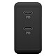 Review Goobay Dual USB C PD 36W Fast Charger (black)