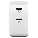 Review Goobay Dual USB C PD 36W Fast Charger (white)