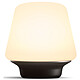 Philips Hue Wellness Noir Lampe de table - compatible Bluetooth, système Hue et Amazon Alexa, Apple Home ou Assistant Google