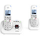 Alcatel XL785 Voice Duo White Cordless telephone with hands-free and answering machine functions + additional handset