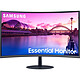Samsung 27" LED - S32C390EAU 1920 x 1080 pixels - 4 ms (grey to grey) - 16:9 format - VA curved panel - FreeSync - VGA/HDMI - Speakers - Black