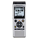 OM System WS-882 Silver Digital recorder with low noise stereo microphones - retractable USB - 4 GB
