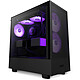 NZXT H5 Flow RGB Black Compact mid-tower case with tempered glass side window and RGB fans