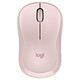 Logitech M240 Silent (Pink) Wireless mouse - ambidextrous - Bluetooth - 1000 dpi optical sensor - 3 buttons