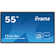 iiyama 54.6" LED - ProLite LE5541UHS-B1 3840 x 2160 pixels 16:9 - VA - 5000:1 - 9 ms - 350 CD/M² HDMI/VGA - Haut-parleurs intégrés - Noir