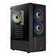 Aerocool Quantum V3 Mid tower case with tempered glass window and RGB fans