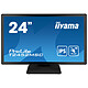 iiyama 23.8" LED Tactile - ProLite T2452MSC-B1 Ecran PC Full HD 1080p - 1920 x 1080 pixels - Tactile MultiTouch - 14 ms - Format large 16/9 - Dalle IPS - HDMI/DisplayPort - Noir