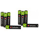 Verbatim AAA 950 mAh batteries (set of 8) Pack of 8 rechargeable AAA batteries (LR03)