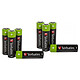 Verbatim AA 2500 mAh batteries (set of 8) Pack of 8 AA rechargeable batteries (LR6)