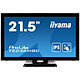 iiyama 21.5" LED Tactile - ProLite T2236MSC-B3 1920 x 1080 pixels - Tactile MultiTouch - Dalle IPS - 5 ms (gris à gris) - Format large 16/9 - HDMI/DisplayPort/VGA - Hub USB - Noir