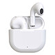 Akashi Écouteurs Stéréo Sans Fil Eco (Blanc) Écouteurs stéréo sans fil Bluetooth 5.3 et boitier de charge