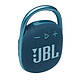 JBL Clip 4 Bleu Mini enceinte portable sans fil - Bluetooth 5.1 - Conception étanche IP67 - USB-C - Autonomie 10h - Mousqueton intégré