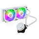 Cooler Master MasterLiquid 240L Core ARGB White Edition Kit de Watercooling RGB tout-en-un pour processeur pour socket Intel et AMD