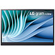 LG 16" LED - gram+view 2560 x 1600 pixels - 16/10 - Dalle IPS - 60 Hz - USB-C - Gris