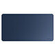 SATECHI Eco Leather Deskmate - Bleu Tapis de souris grand format en cuir eco - bords cousus - résistant à l'eau - Taille L (589.3 x 309.9 x 2 mm)