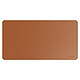 SATECHI Eco Leather Deskmate - Brown Large eco leather mouse pad - sewn edges - water resistant - Size L (589.3 x 309.9 x 2 mm)