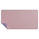 SATECHI Eco Leather Deskmate Dual Sided - Rose/Violet Tapis de souris grand format en cuir eco - double face - bords cousus - résistant à l'eau - Taille L (589.3 x 309.9 x 2 mm)